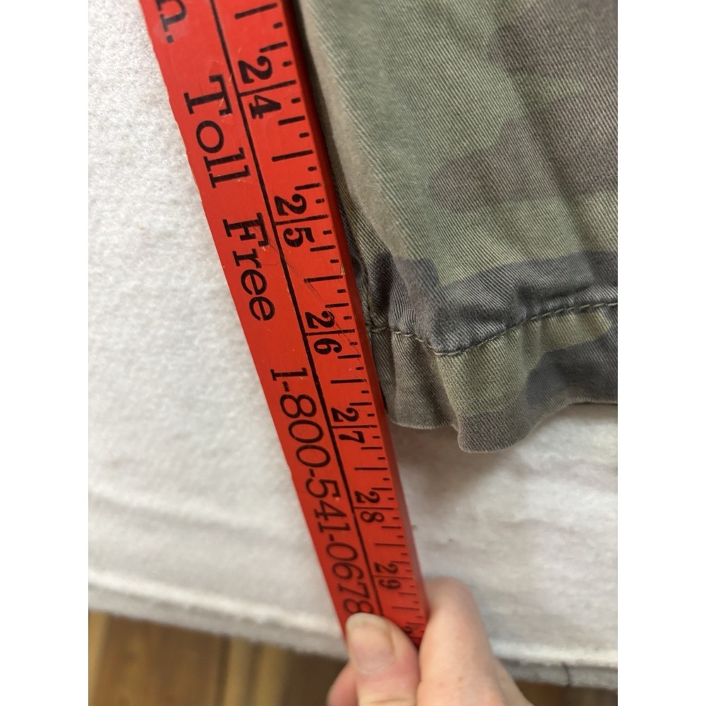 American Eagle Women's 28/30 Camo Camouflage Pants Cotton Slim/Straight - Picture 10 of 11